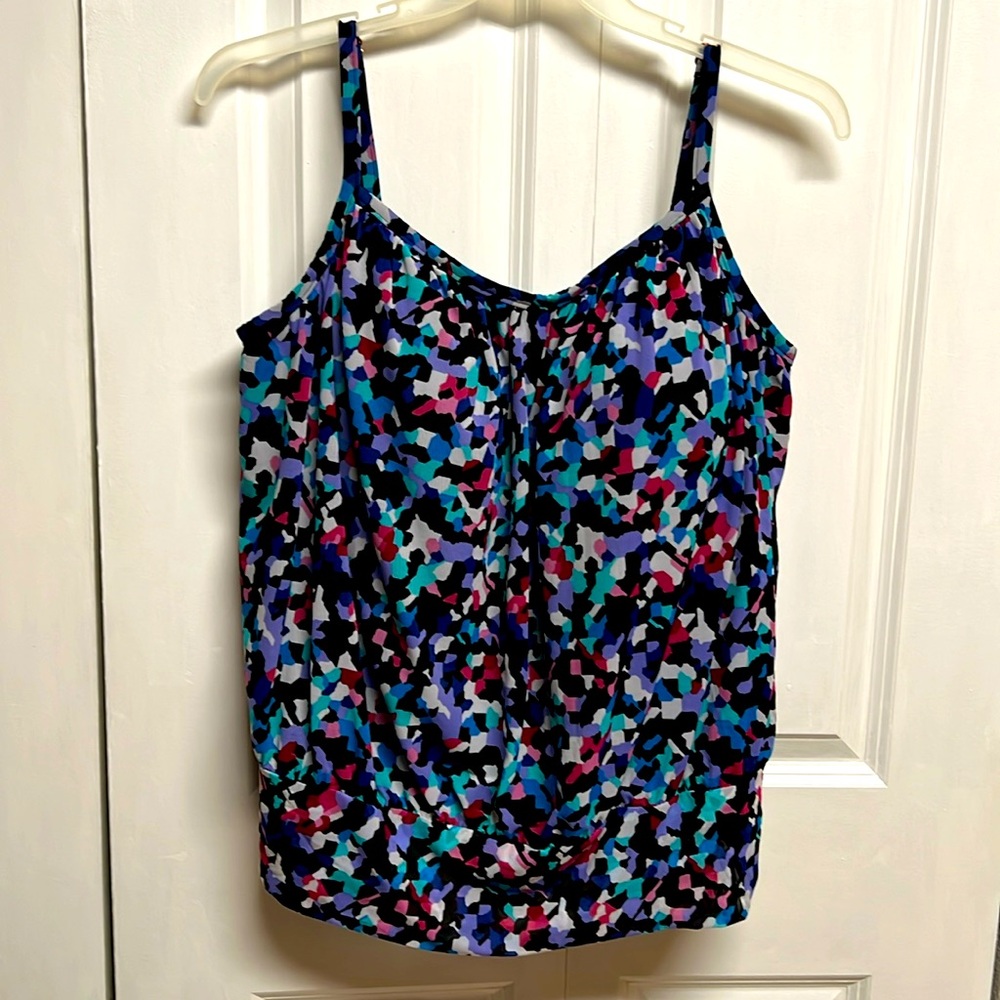 Women's Multicolor Swim Top